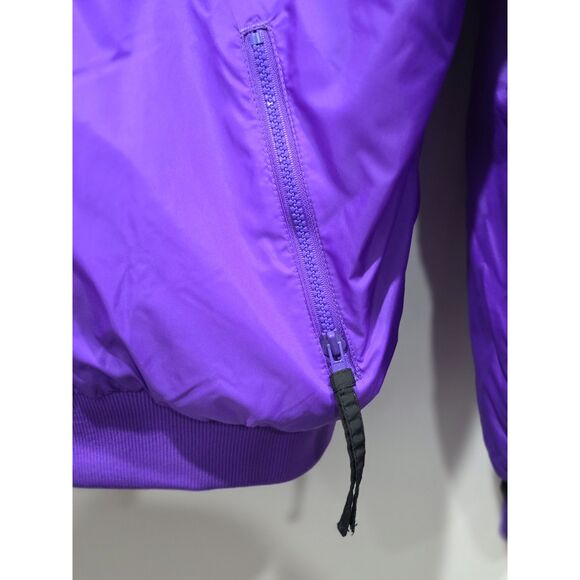 Vintage Columbia 90s Reversible Puffer Jacket Men’s Tall L Black Purple Nylon - Picture 8 of 13